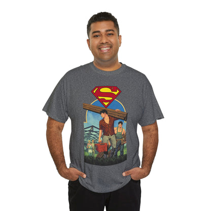 Superman: Son of Kal-El T-Shirt - Travis Moore Art - #17 Variant Cover - Clark and Jon Kent - Super Thirst Trap - DC Comics