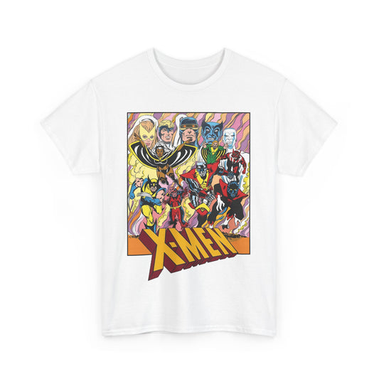 Uncanny X-Men T-Shirt - Dave Cockrum Art - Cyclops, Nightcrawler, Storm, Wolverine, Thunderbird - Marvel Comics