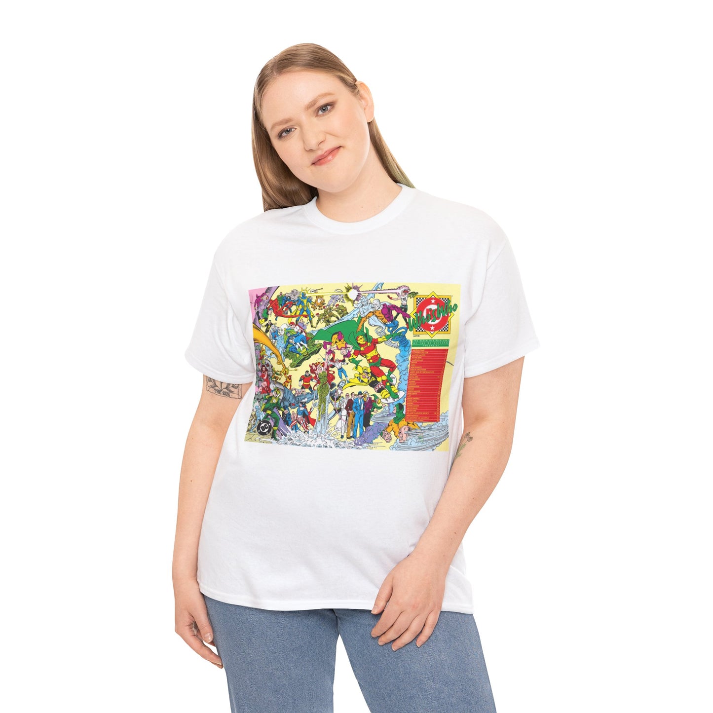 Who's Who in the DC Universe T-Shirt - George Perez Art - Mr. Miracle, Metamorpho - #15 Cover Art - DC Comics