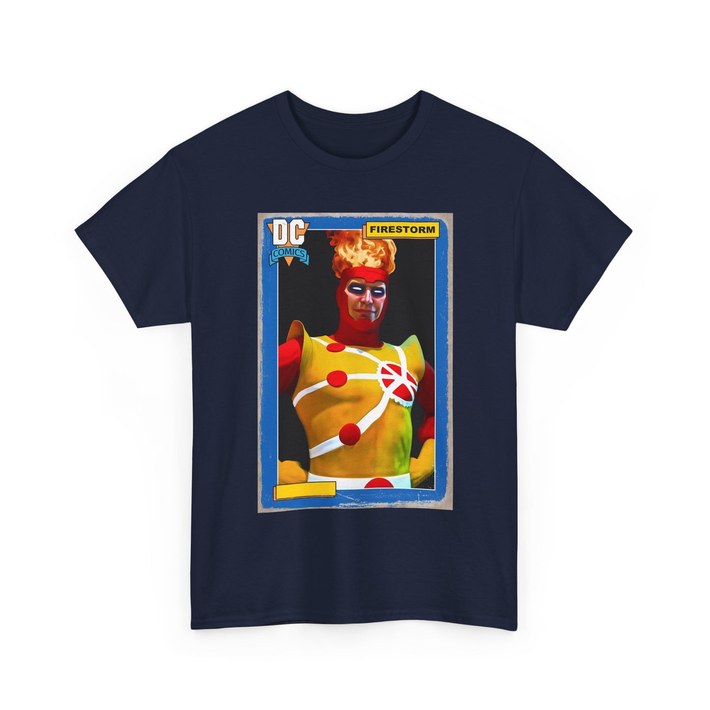 Firestorm T-Shirt - Mark Spears Art - DC Universe Trading Card Homage - Ronnie Raymond - DC Comics