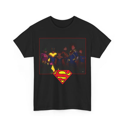 Superboys T-Shirt - Taurin Clarke Art - Superboy Prime, Connor Kent, Clark Kent, Jon Kent - DC Comics
