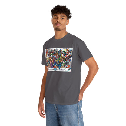 Avengers T-Shirt - George Perez Art - Poster Art of Basically Every Avenger - Marvel Comics