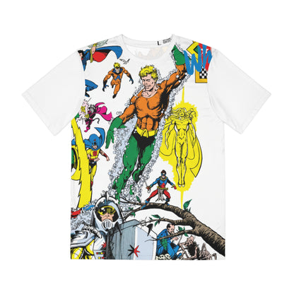DC Comics Who's Who Polyester Tee (All-Over Print) - George Perez Art