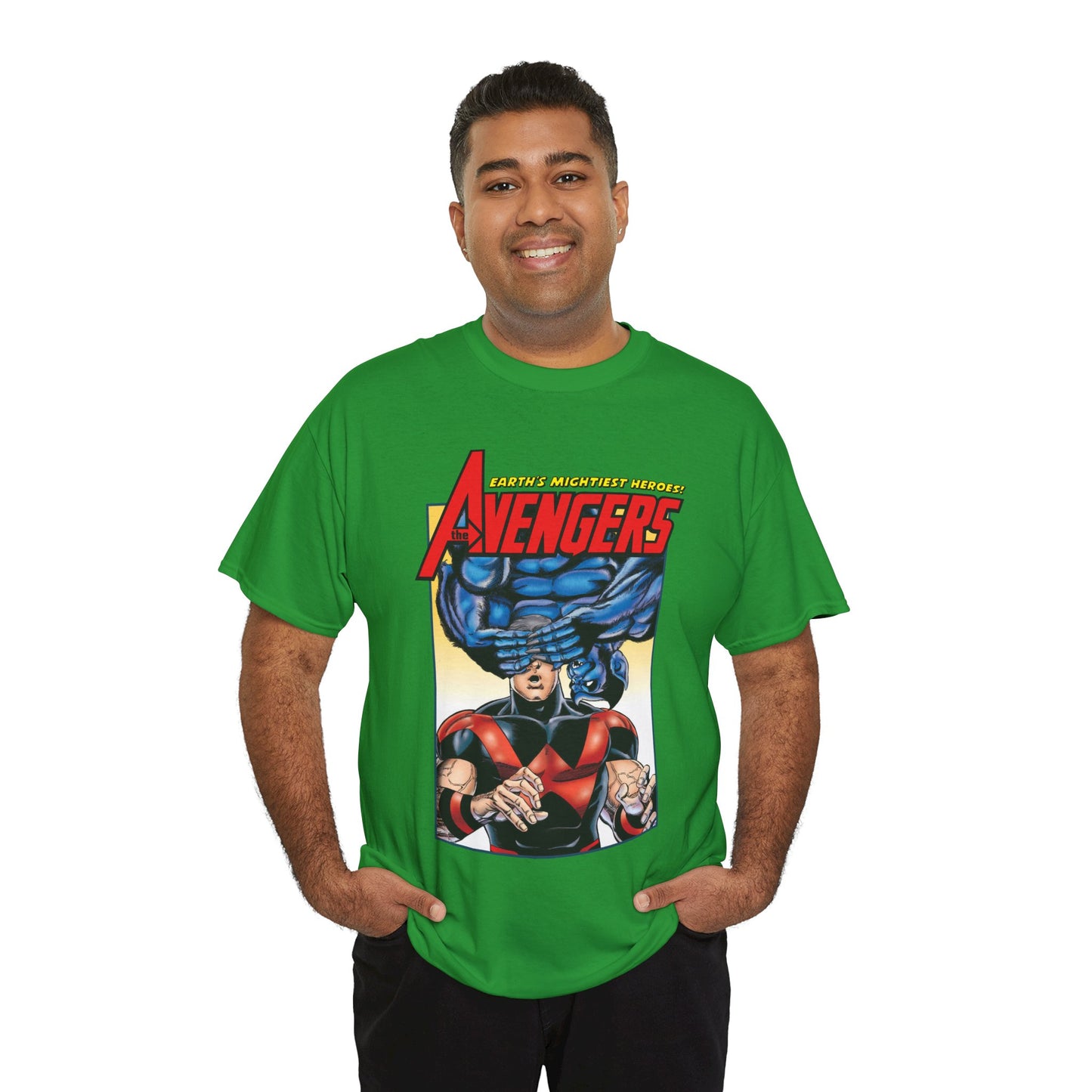 Avengers T-Shirt - George Perez Art - Wonder Man & Beast (Simon Williams & Hank McCoy) - Marvel Comics