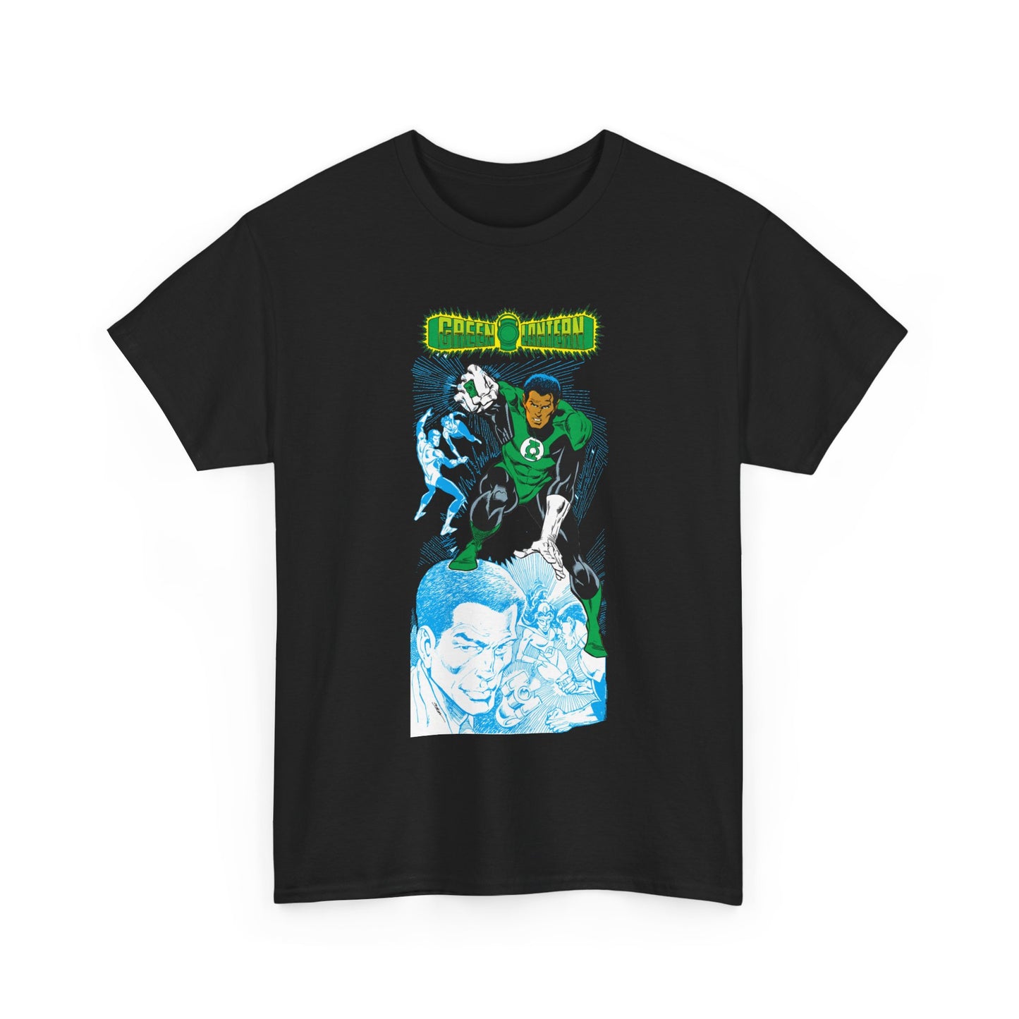 John Stewart Green Lantern T-Shirt - Joe Staton Art - Who's Who in the DC Universe Art - Sector 2814 - DC Comics