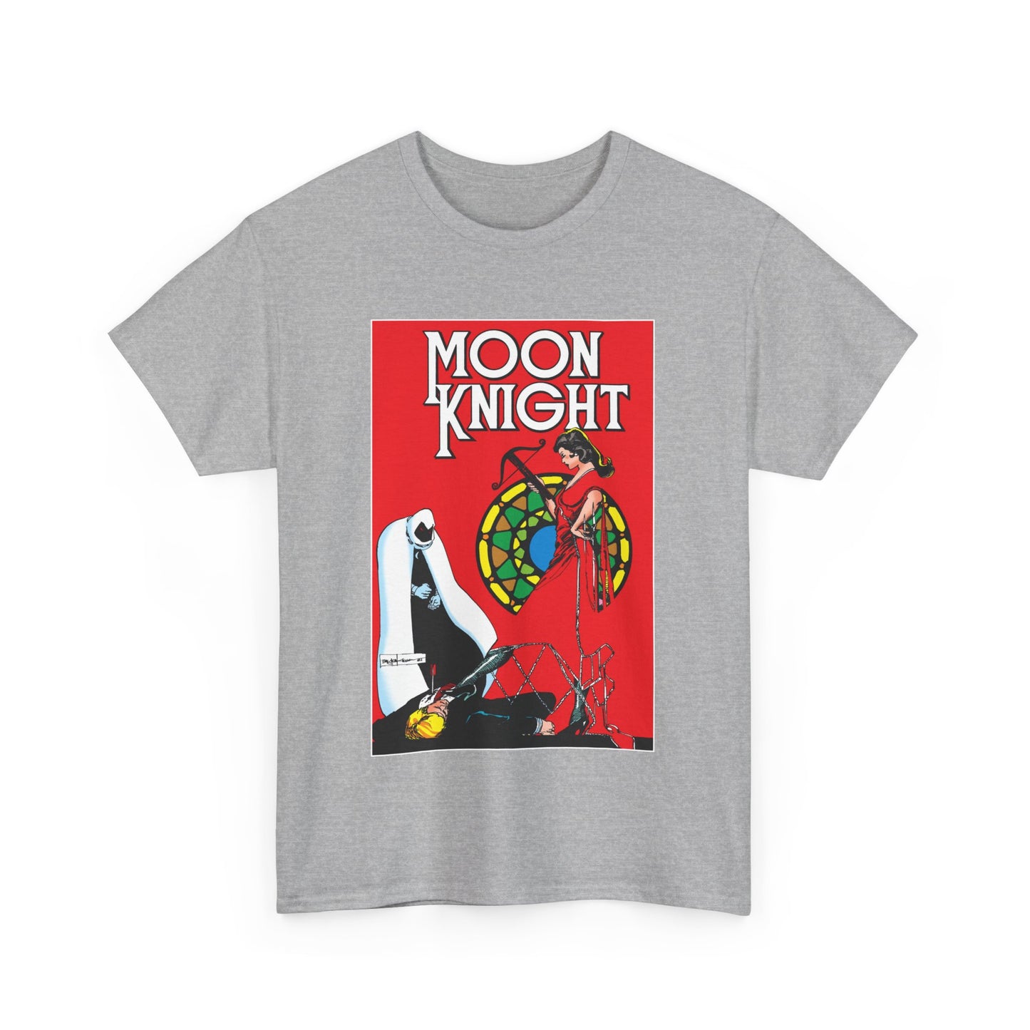 Moon Knight T-Shirt - Bill Sienkiewicz Art - Marc Spector - Marvel Comics - Khonshu