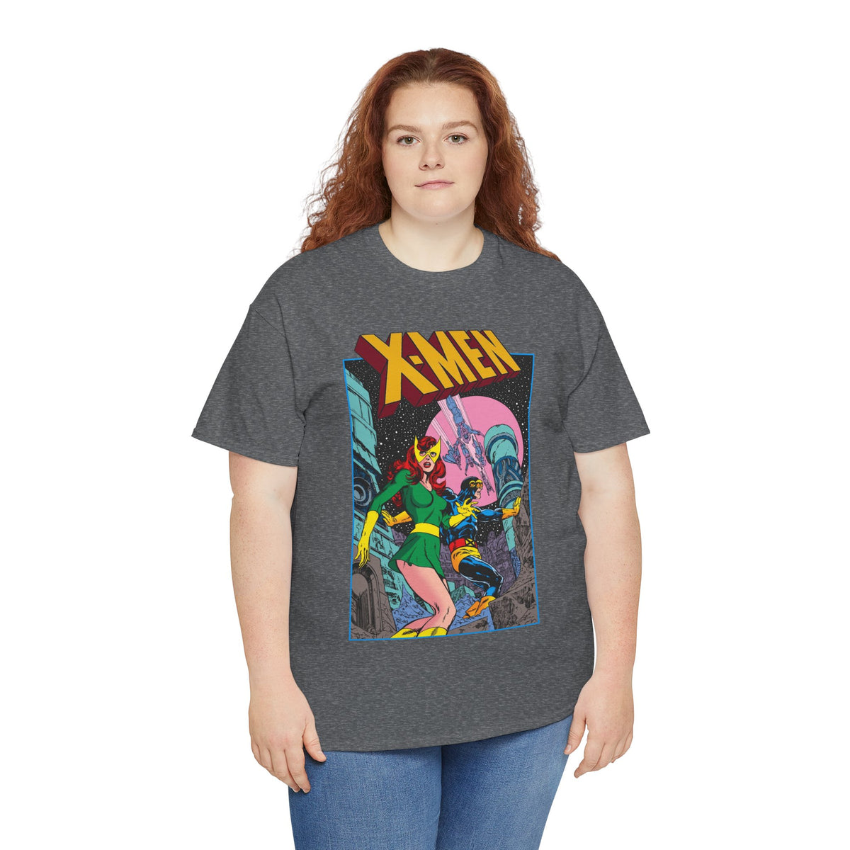 X-Men T-Shirt - John Byrne Art - Cyclops & Jean Grey - Dark Phoenix Saga - Marvel Comics