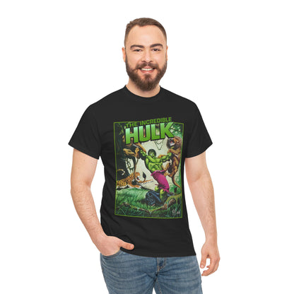 Incredible Hulk T-Shirt - Joe Jusko Art - Hulk Fighting Lions and Tigers - Marvel Comics
