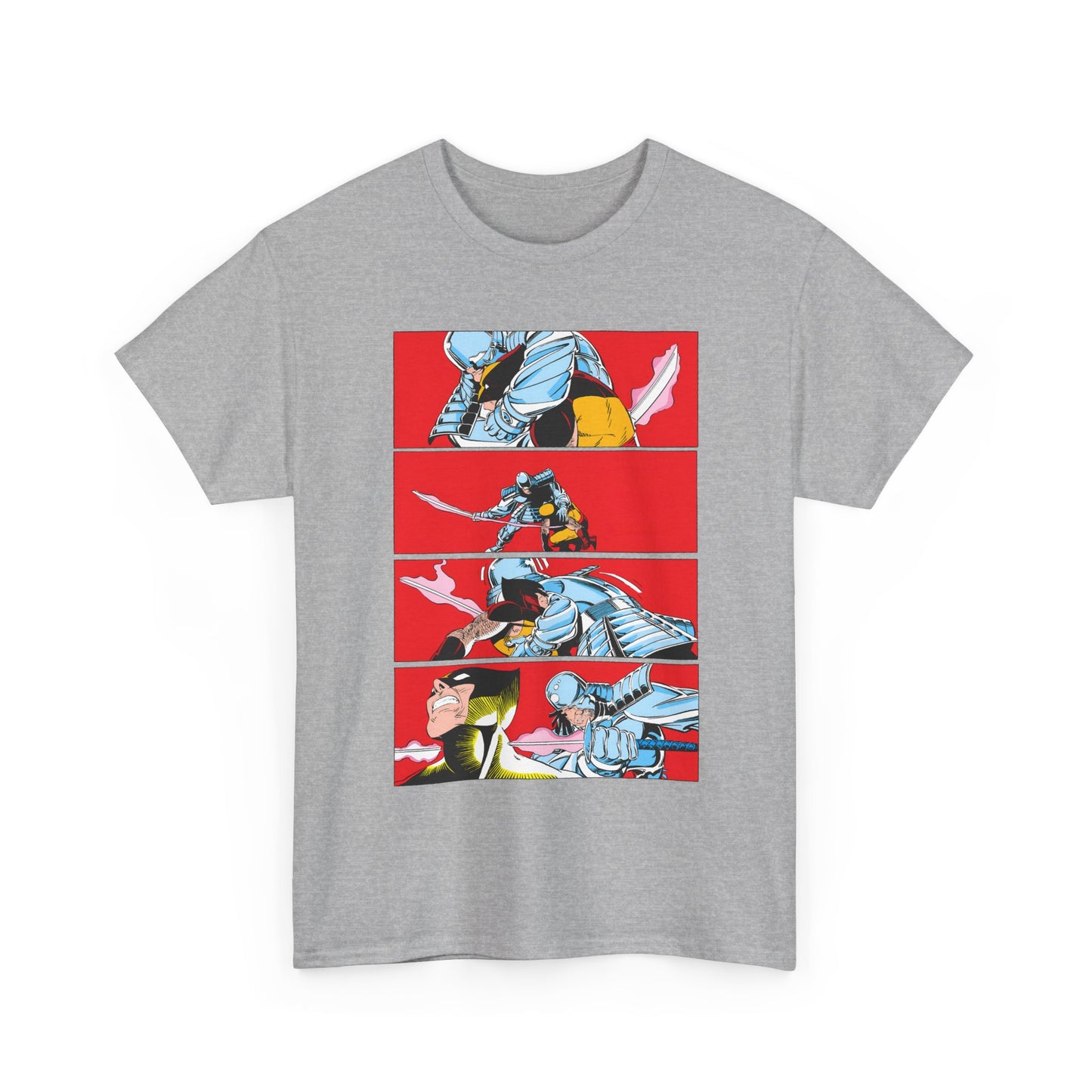 Wolverine Vs Silver Samurai Fight Page 2 T-Shirt - Uncanny X-Men #173 - Marvel Comics