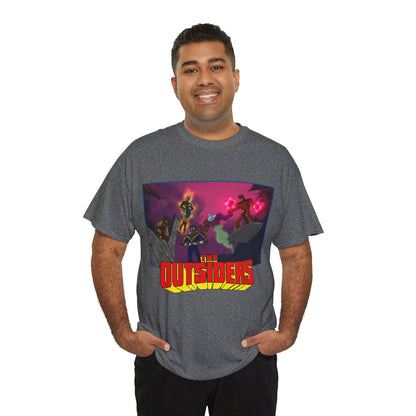 Outsiders T-Shirt - Batman: Brave & Bold Series - Halo, Geo-Force, Black Lightning, Katana, Metamorpho - DC Comics