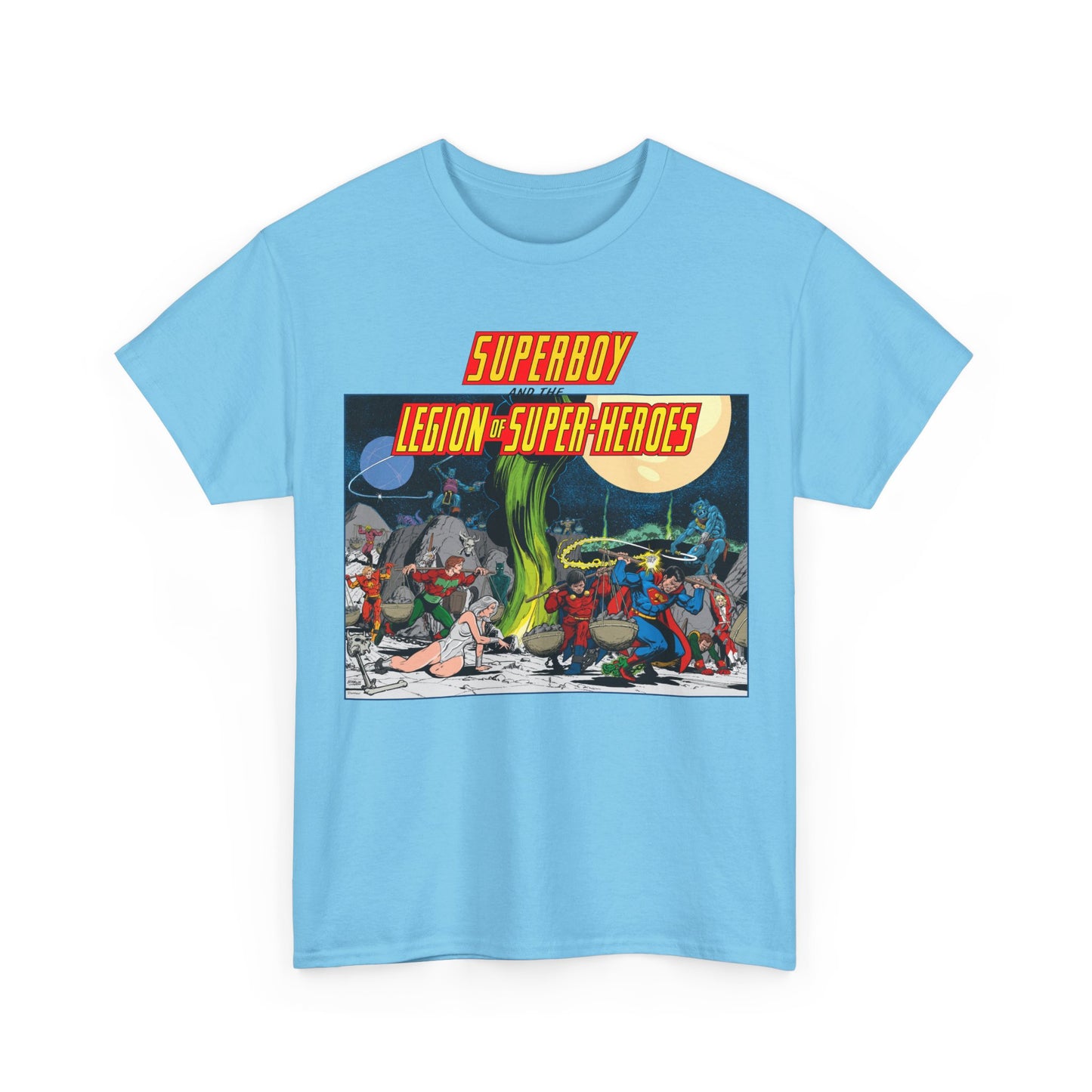 Superboy & Legion of Super-Heroes T-Shirt - Jim Starlin Art - DC Comics