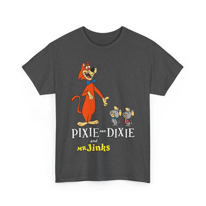 Pixie & Dixie & Mr Jinks T-Shirt - Classic Hanna-Barbera Saturday Morning Cartoon - I Hate Meeces to Pieces!