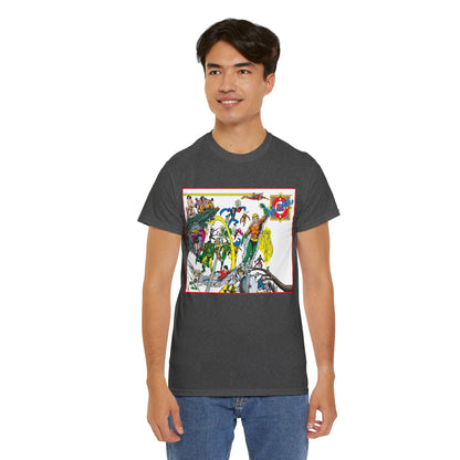 Who's Who in the DC Universe T-Shirt - George Perez Art - #1 Cover - Aquaman, Arion, Amazing Man, Amethyst - DC Comics