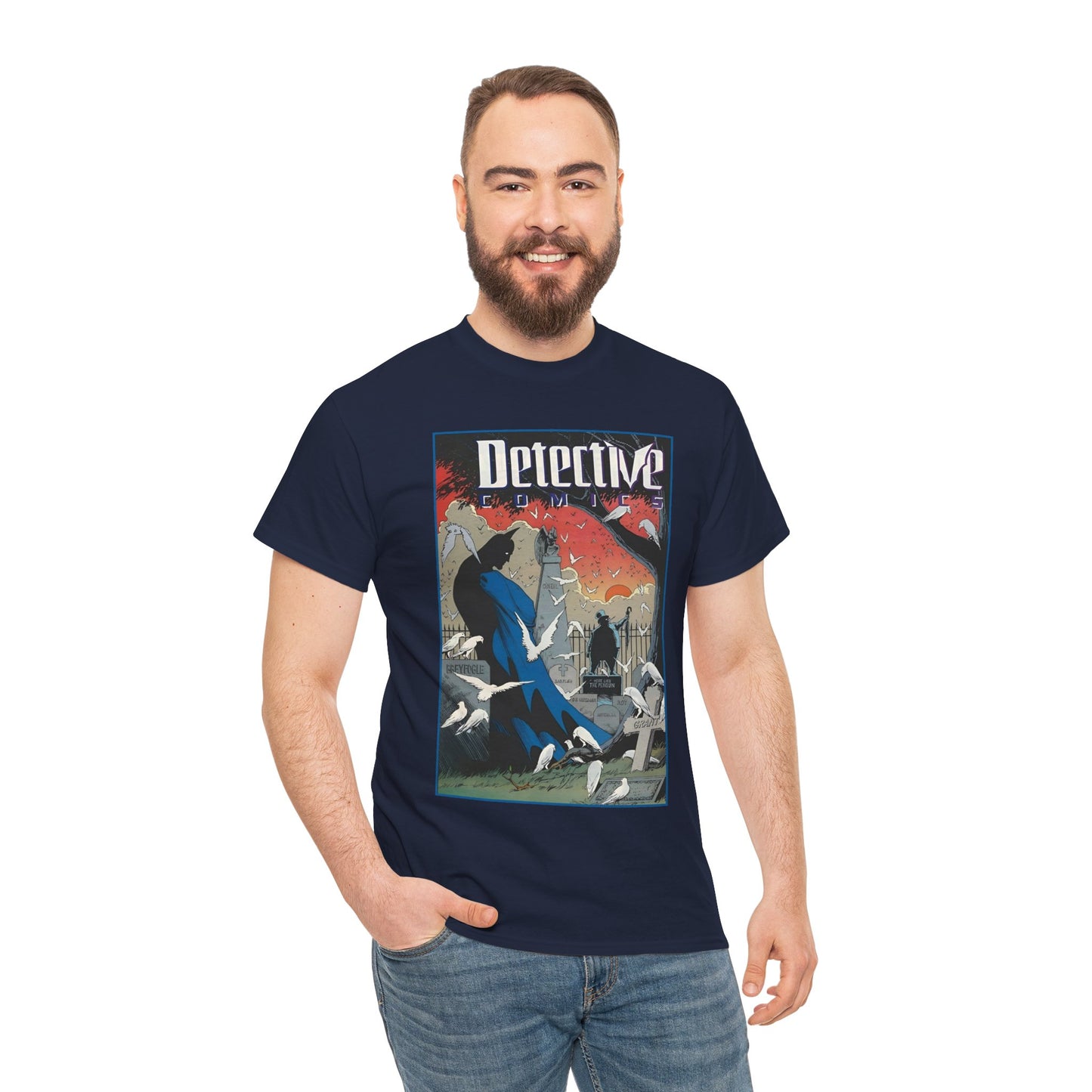 Detective Comics T-Shirt - Norm Breyfogle Art - Batman, Penguin - DC Comics