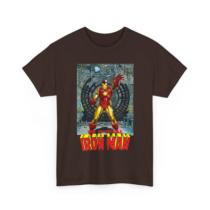 Iron Man T-Shirt - Bob Layton Art - Tony Stark Armor - Avengers Member & Leader - Marvel Comics