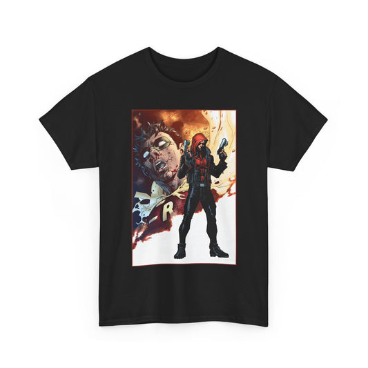 Red Hood T-Shirt - Jim Lee Art - Jason Todd, Batman Sidekick - DC Comics