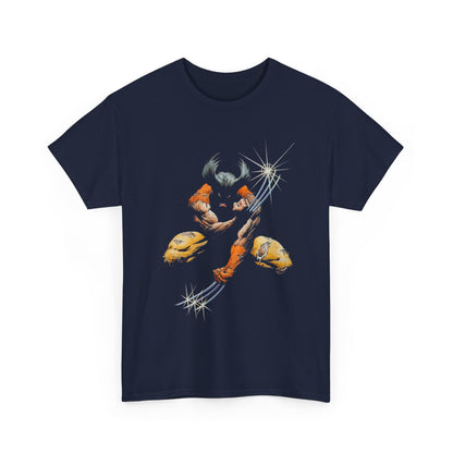Wolverine T-Shirt - Joe Madureira Art - Negative Space Art Technique - Marvel Comics