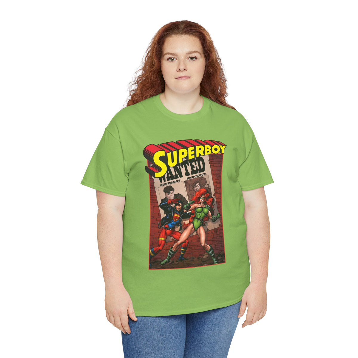 Superboy T-Shirt - Tom Grummett Art - Knockout - DC Comics