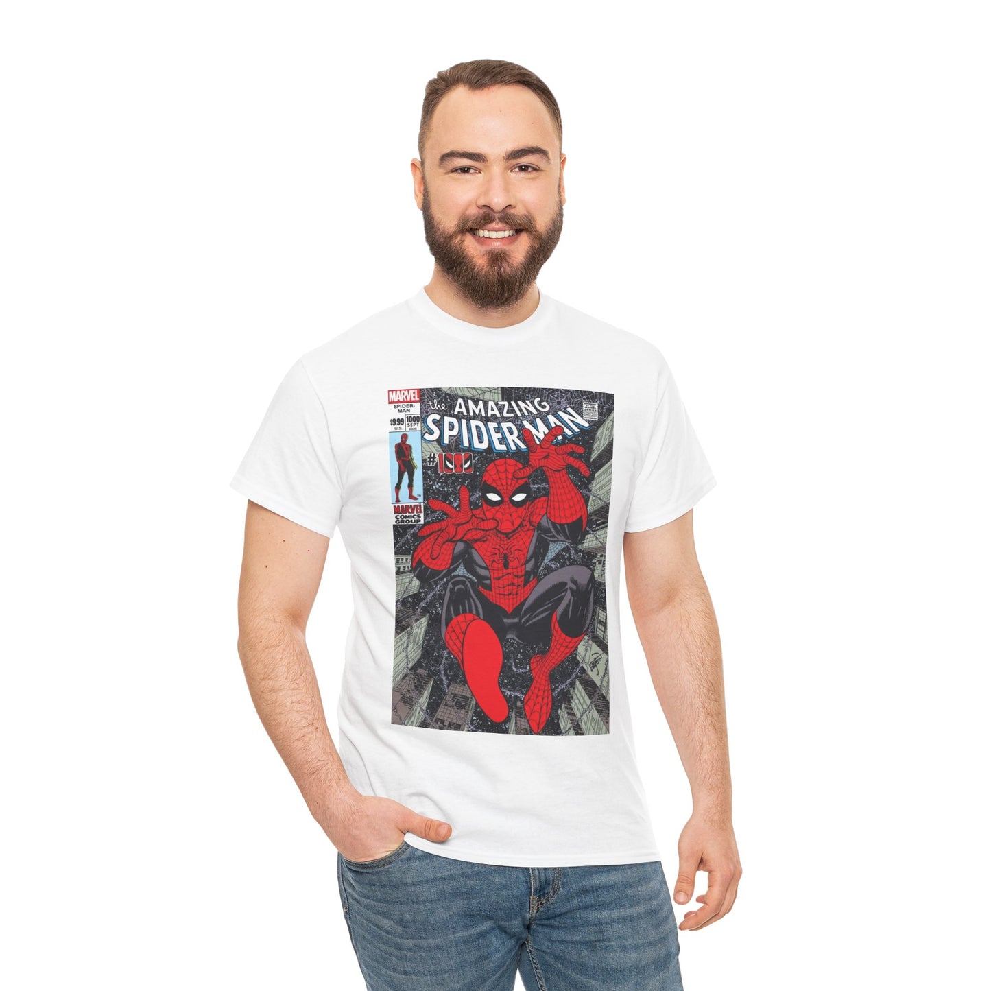 Amazing Spider-Man #1000 T-Shirt - Erik Larsen Art - Anniversary Issue Variant Cover Art - Marvel Comics