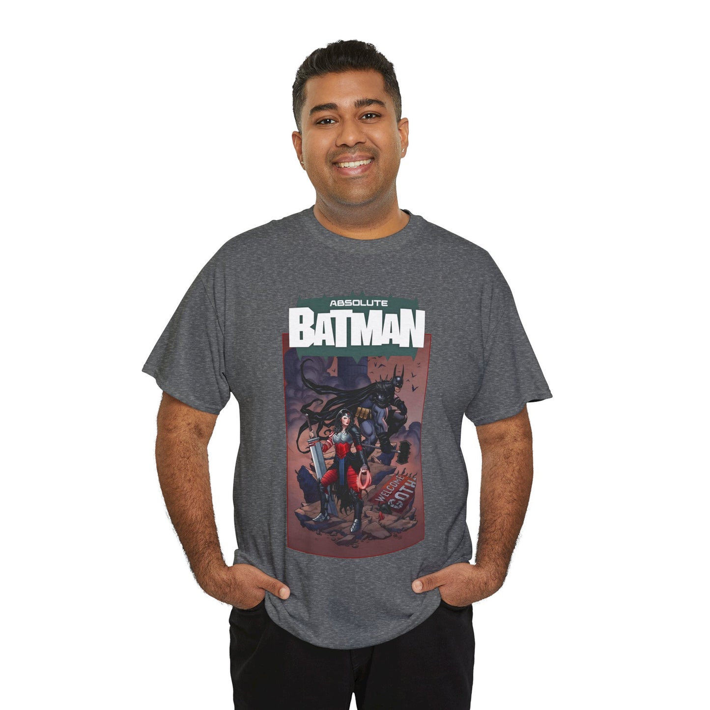 Absolute Batman & Absolute Wonder Woman T-Shirt - Frank Cho Art - DC Comics