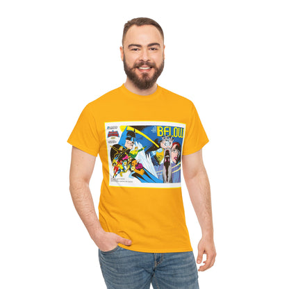 Batman & the Outsiders T-Shirt - Alan Davis Art - Promotional Poster - Looker, Halo, Katana, Geo-Force, Metamorpho, Black Lightning - DC Comics