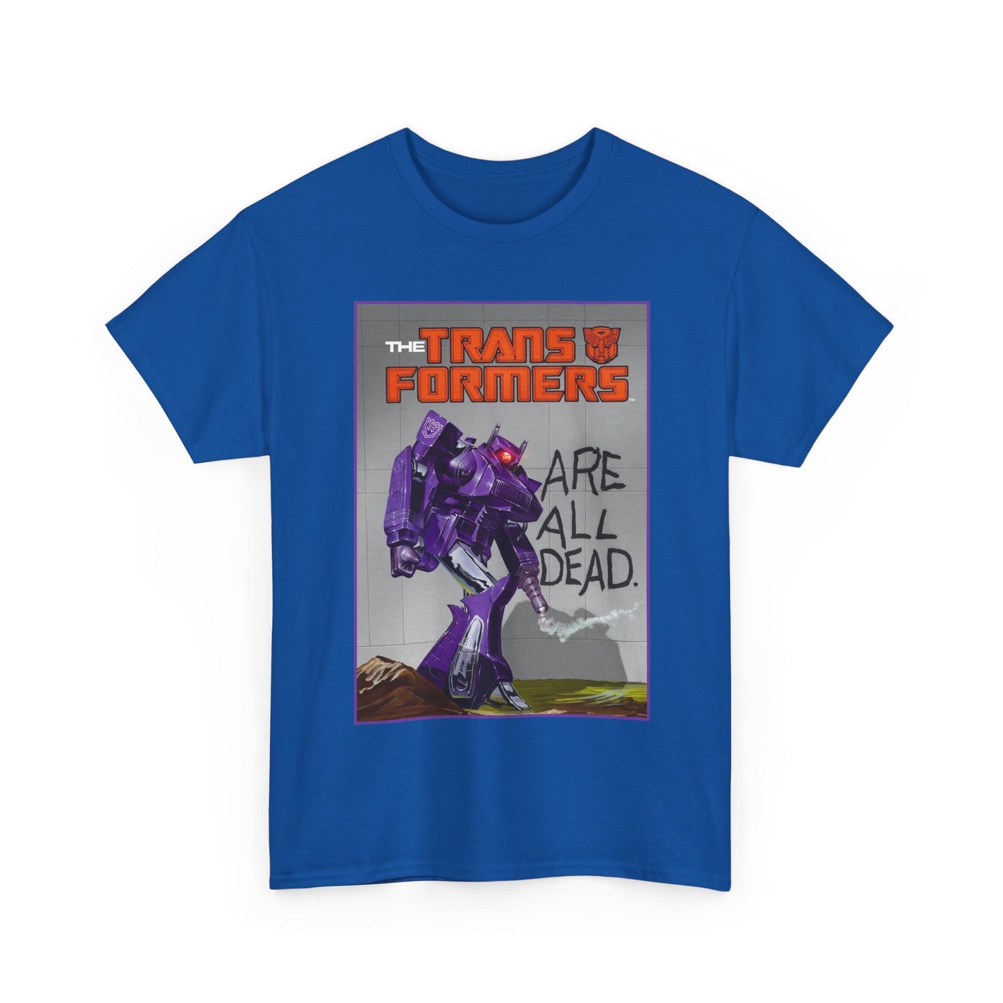 Transformers T-Shirt - "Are All Dead" - Marvel Comics
