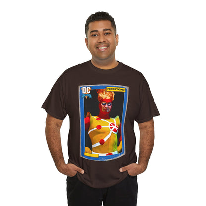 Firestorm T-Shirt - Mark Spears Art - DC Universe Trading Card Homage - Ronnie Raymond - DC Comics