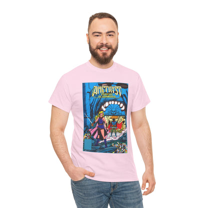 Amethyst, Princess of Gemworld T-Shirt - George Perez & Ernie Colon Art - The Last Battle Vs Dark Opal - DC Comics