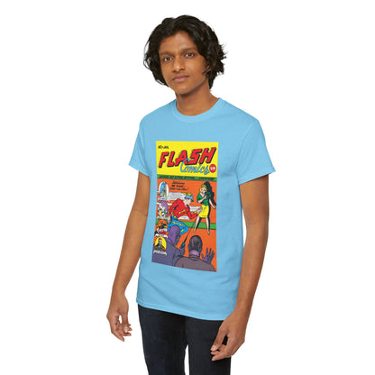 Flash Comics #1 T-Shirt - Jay Garrick, Golden Age Flash - JSA Member - DC Comics