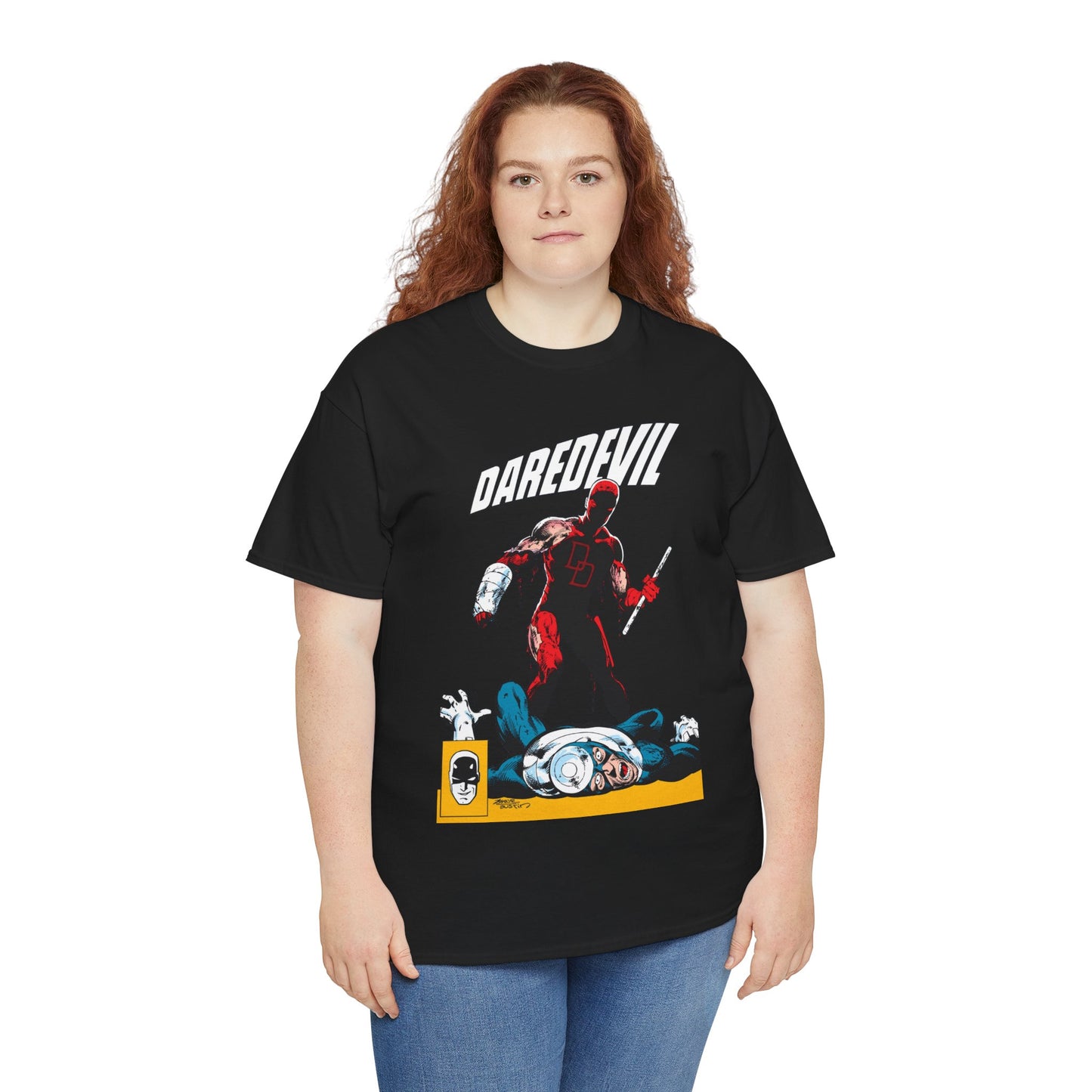 Daredevil T-Shirt - John Byrne Art - Marvel Comics - Bullseye - Matt Murdock, Man Without Fear