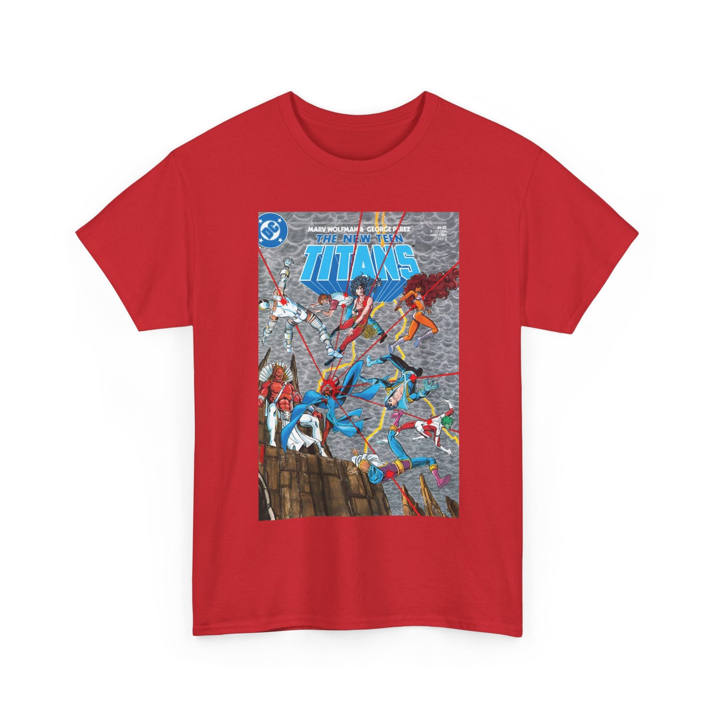 New Teen Titans T-Shirt - George Perez Art - Trigon the Terrible - DC Comics
