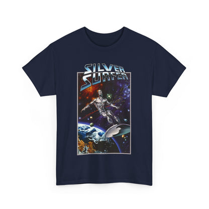 Silver Surfer T-Shirt - Amazing Joe Jusko Art - Marvel Comics Character - Former Herald of Galactus - Fantastic Four Connection - Norrin Radd