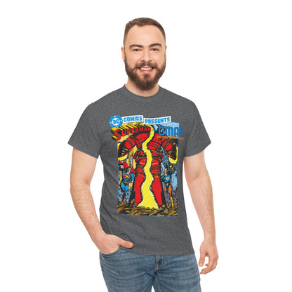 DC Comics Presents #61 T-Shirt - George Perez Art - Superman & OMAC Team-Up - DC Comics