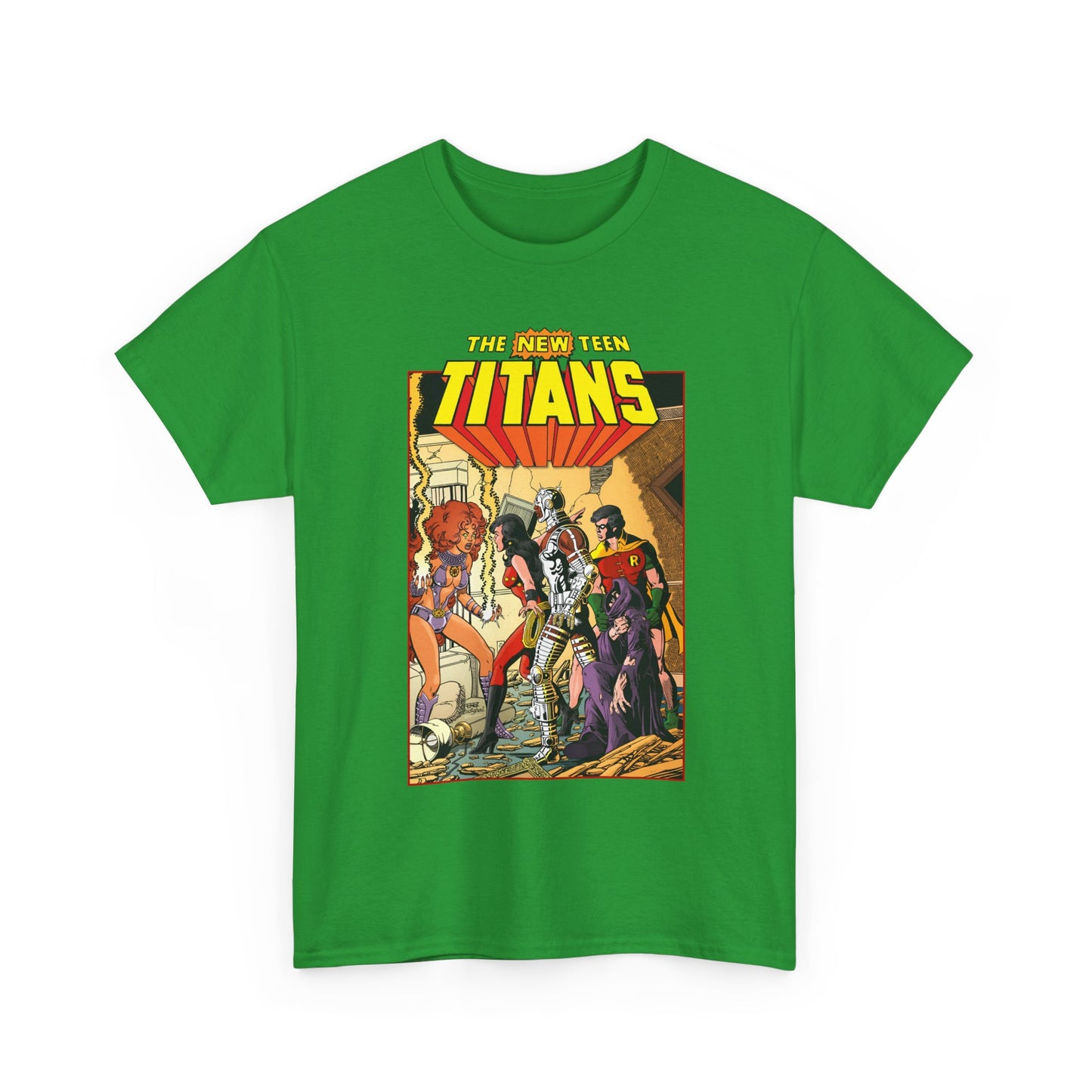 New Teen Titans T-Shirt - George Perez Art - #16 Cover - Wonder Girl, Robin, Starfire - DC Comics
