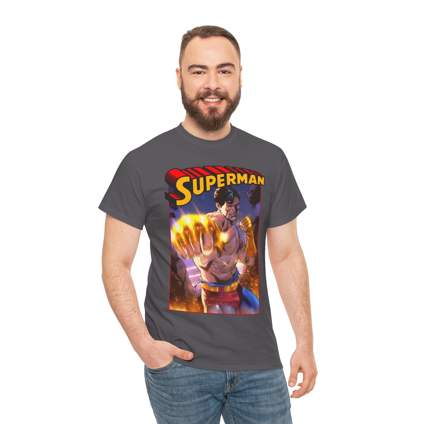 Superman T-Shirt - Lucas Meyer Art - DC K.O. Cover Art - Man of Steel - DC Comics