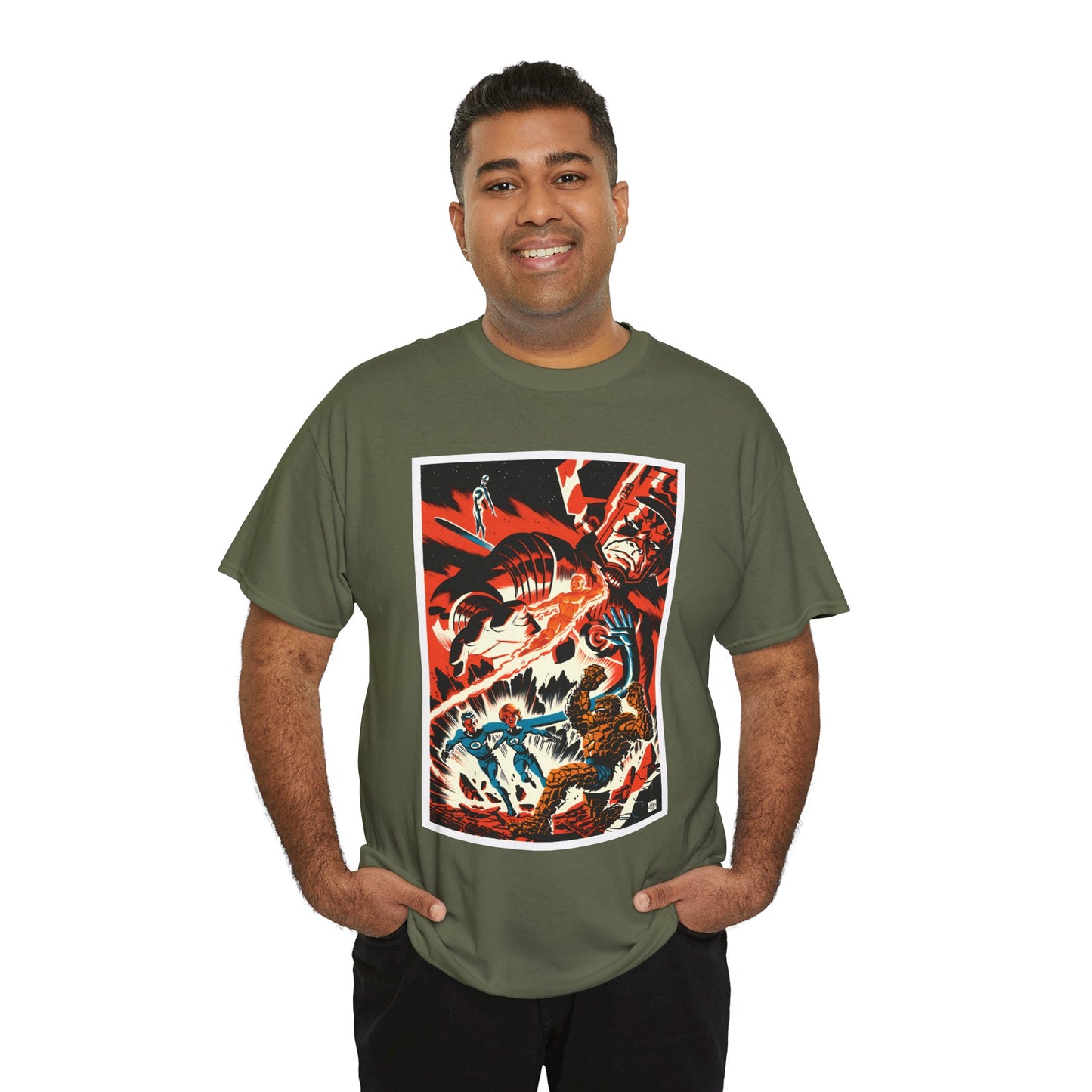 Fantastic Four T-Shirt - Michael Cho Art - Marvel Comics