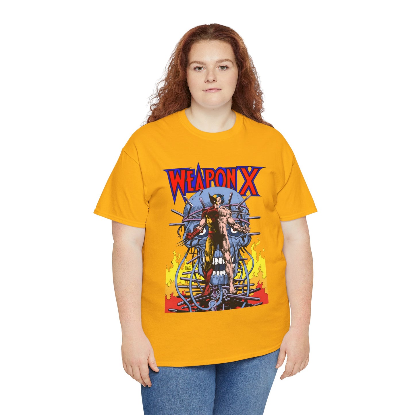 Weapon X T-Shirt - Barry Windsor-Smith Art - Wolverine Origin Story Before He Joined the X-Men - Logan, Mutant Leader - Marvel Comics