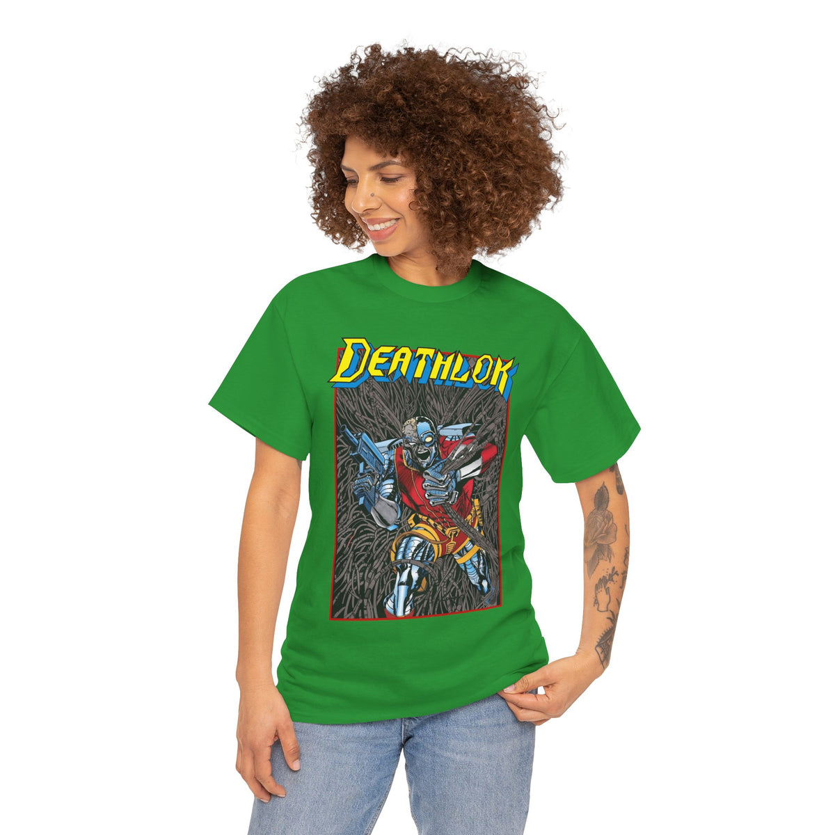 Deathlok T-Shirt - Denys Cowan Art - #1 Cover Art (1991) - Marvel Comics