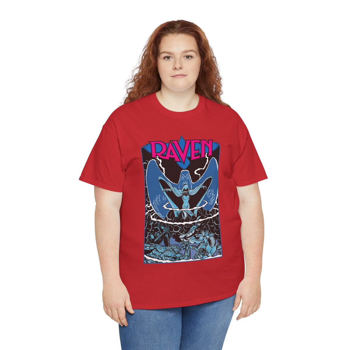 Raven T-Shirt - George Perez Art - New Teen Titans, Trigon - DC Comics