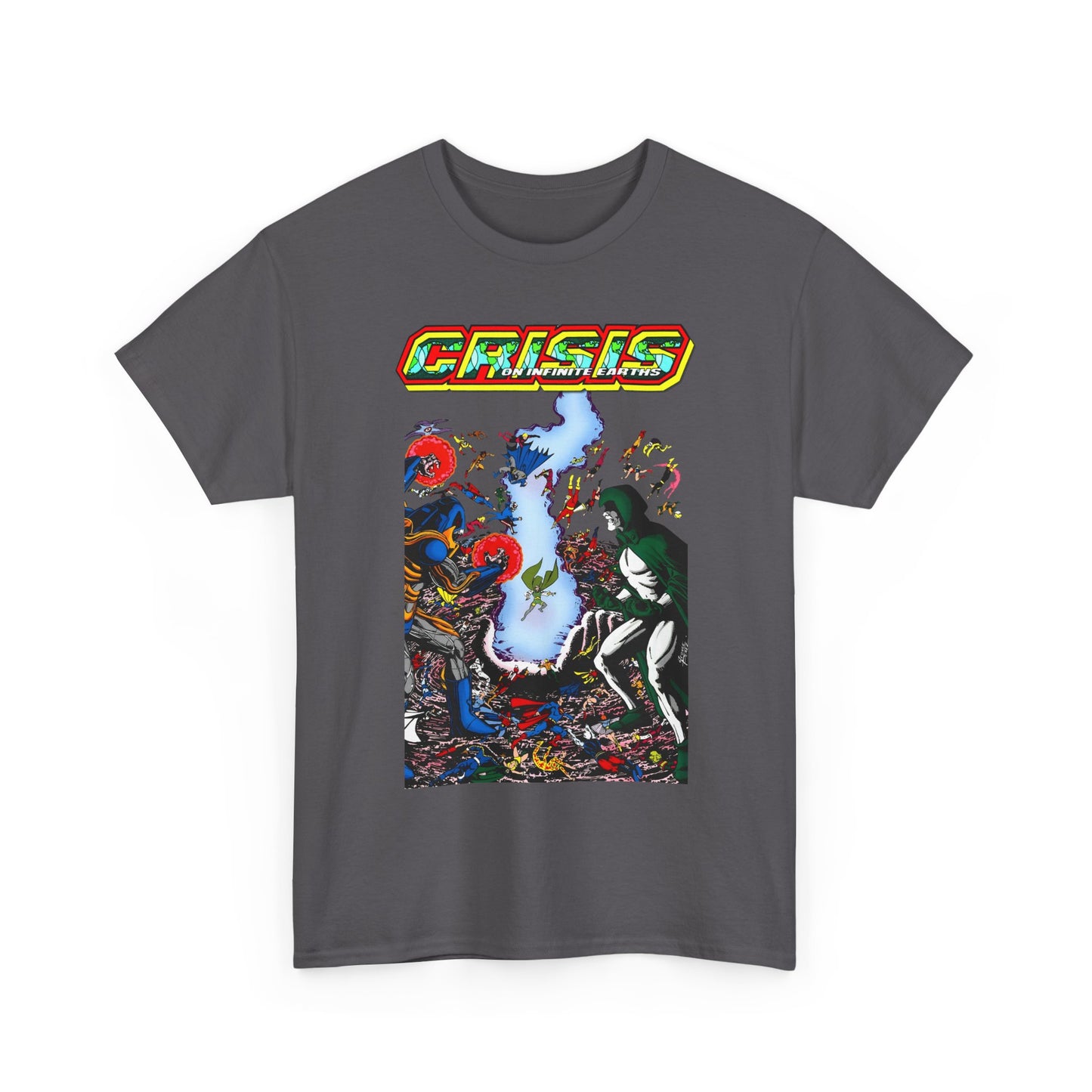 Crisis on Infinite Earths T-Shirt - George Perez Art - #10 Cover - Spectre Vs Anti-Monitor - DC Comics