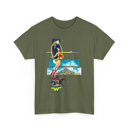 Wonder Woman T-Shirt - George Perez Art - From History of the DC Universe Series - Themyscira - DC Comics