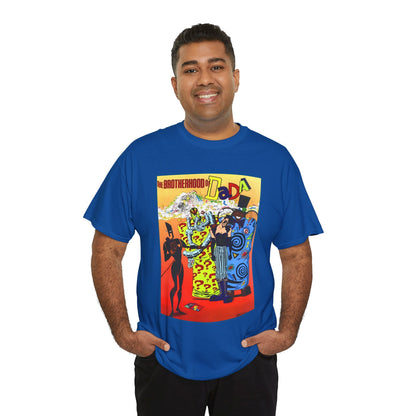 Brotherhood of Dada T-Shirt - Doom Patrol Foes - Mr Nobody, Quiz, Frenzy - DC Comics, Vertigo Comics - Grant Morrison Stories