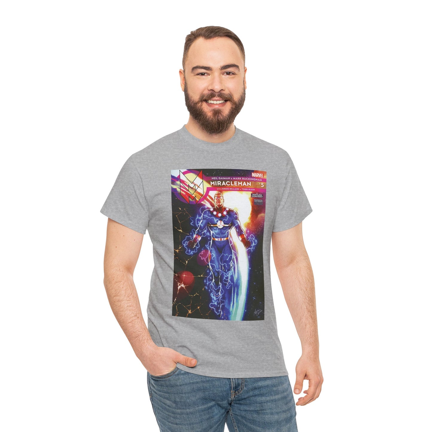 Miracleman #5 T-Shirt - Martin Coccolo Art - Marvel Comics