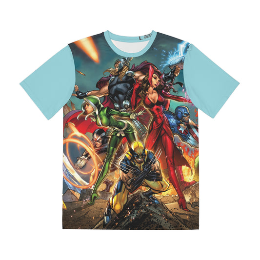 Uncanny Avengers All Over Print Tee (Polyester) - J. Scott Campbell Art (IMPROVED PLACEMENT AND PRINTING TECHNIQUES)