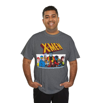 X-Men T-Shirt - Arthur Adams Art - Cyclops, Nightcrawler, Storm, Wolverine, Shadowcat, Phoenix (Rachel Summers), Colossus, Rogue - Marvel Comics