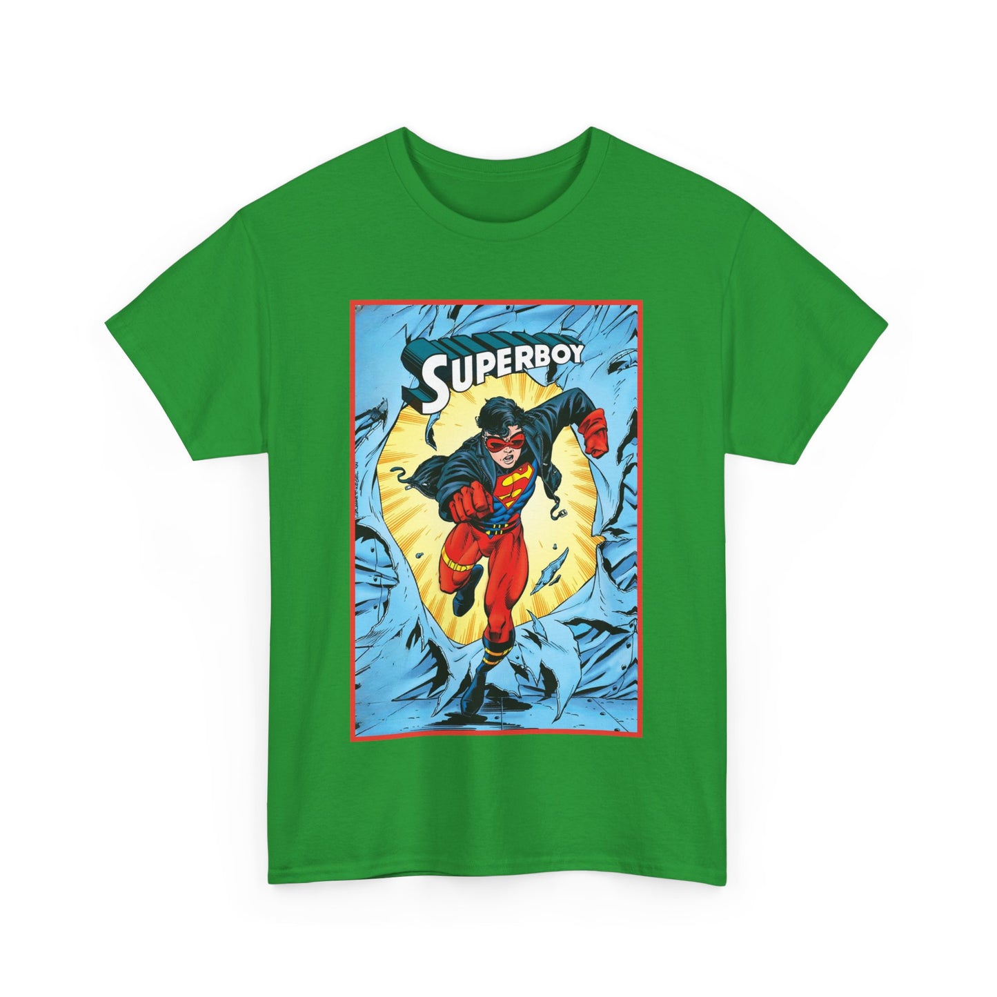 Superboy T-Shirt - Tom Grummett Art - Reign of the Supermen Storyline from the 1990s - Kon-El, Connor Kent - Superman Family - DC Comics