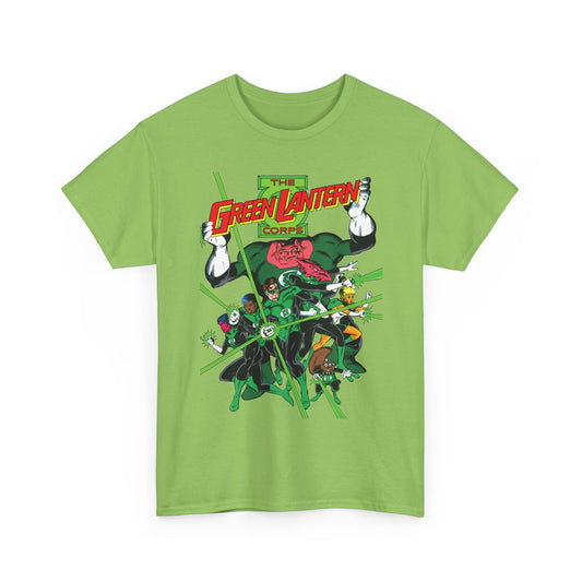 Green Lantern Corps T-Shirt - Joe Staton Art - Hal Jordan, John Stewart, Katma Tui, Arisia, Kilowog - DC Comics