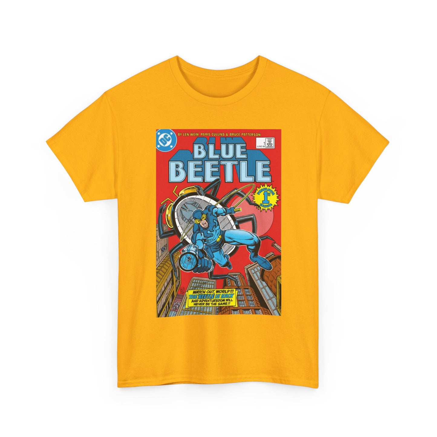 Blue Beetle #1 T-Shirt - Paris Cullins Art - Ted Kord - DC Comics