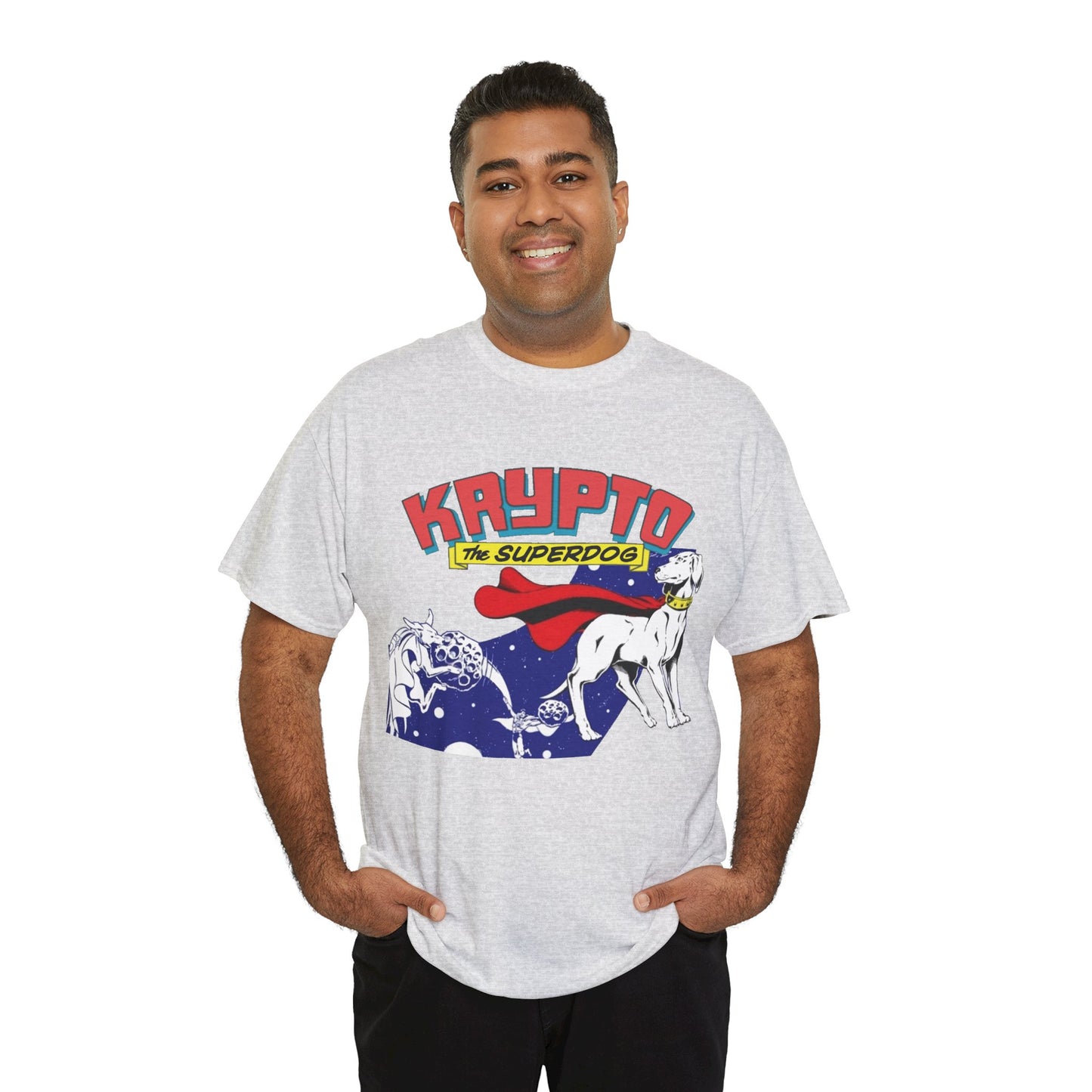Krypto T-Shirt - James Gunn Superman Movie 2025 - Superman's Beloved Pet -Super Dog from Krypton - Stays at the Fortress of Solitude - DC Comics