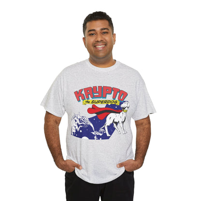 Krypto T-Shirt - James Gunn Superman Movie 2025 - Superman's Beloved Pet -Super Dog from Krypton - Stays at the Fortress of Solitude - DC Comics